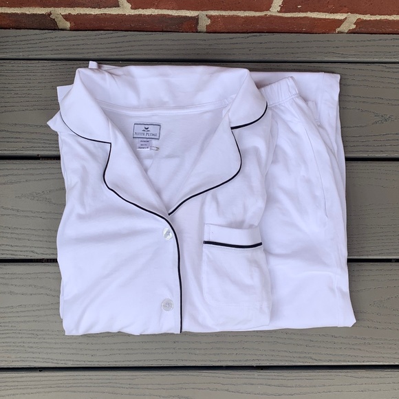Petite Plume Luxe Pima Cotton Pajamas - Picture 1 of 14